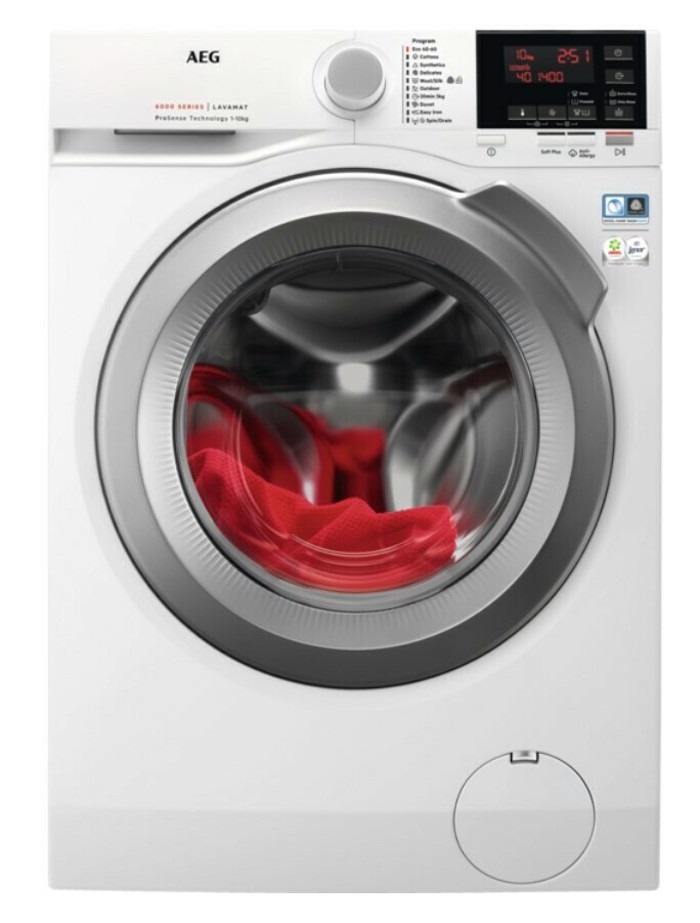 Aeg L6FLG41S Πλυντήριο Ρούχων 10kg με Λειτουργία Ατμού 