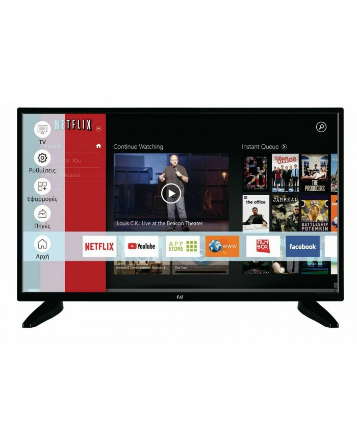 - ΣΗΜΑΝΤΙΚΟ: Σε περίπτωση διαφοράς τιμής από το κατάστημα ισχύει παντα και μόνο η τιμή του καταστήματος ΤΗΛΕΟΡΑΣΗ 32'' LED FLS32229 smart tv με δορυφορικό δέκτ