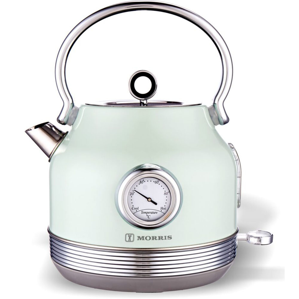 - ΣΗΜΑΝΤΙΚΟ: Σε περίπτωση διαφοράς τιμής από το κατάστημα ισχύει παντα και μόνο η τιμή του καταστήματος MORRIS R20811WKG 1.7lt 2200W LIGHT GREEN RETRO R20811WK