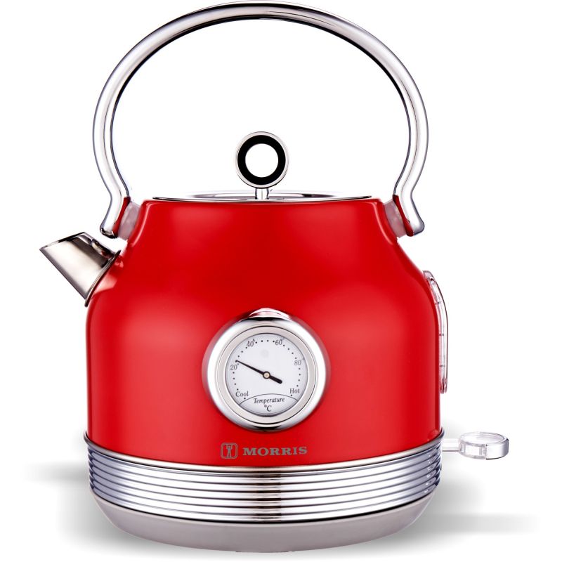 - ΣΗΜΑΝΤΙΚΟ: Σε περίπτωση διαφοράς τιμής από το κατάστημα ισχύει παντα και μόνο η τιμή του καταστήματος Βραστήρας Morris Retro R20812WKR Red R20812WKR