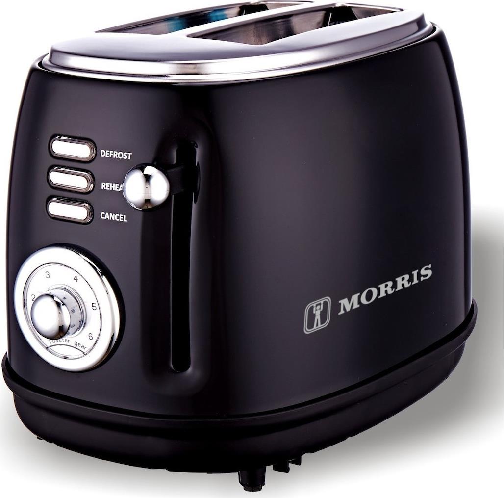 Morris R20832TSK Φρυγανιέρα 2 Θέσεων 850W Μαύρη R20832T