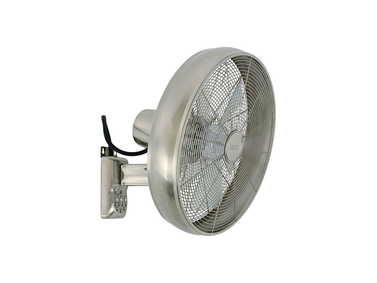 Lucci Air Breeze Wall Fan Brushed Chrome 80213126