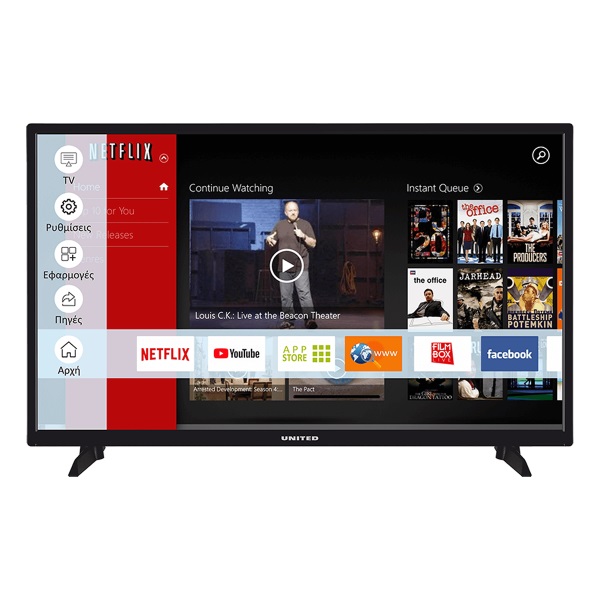 UNITED UN32322S 32'' LED HD Smart TV Τηλεόραση UN32322S