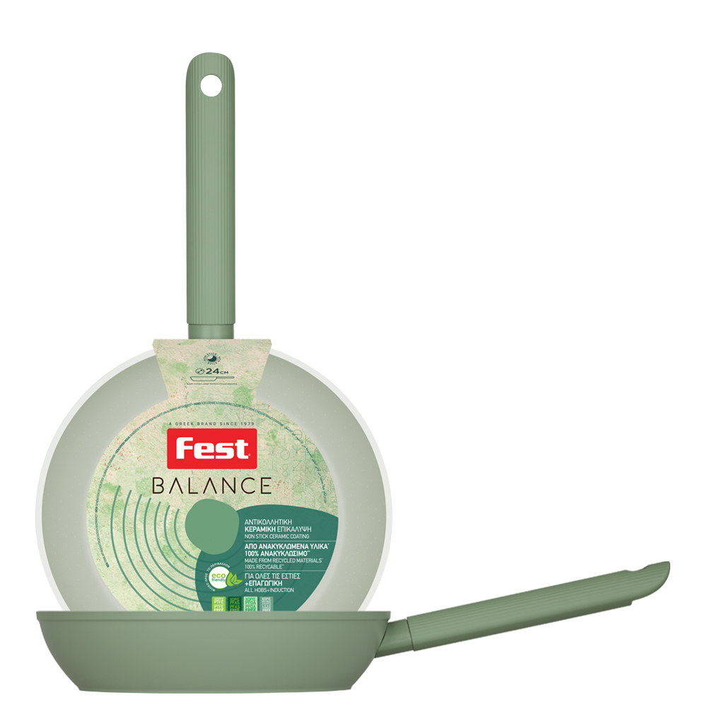 Τηγάνι Eπαγωγικό Kεραμικής Eπικάλυψης Ν24 Balance Fest 