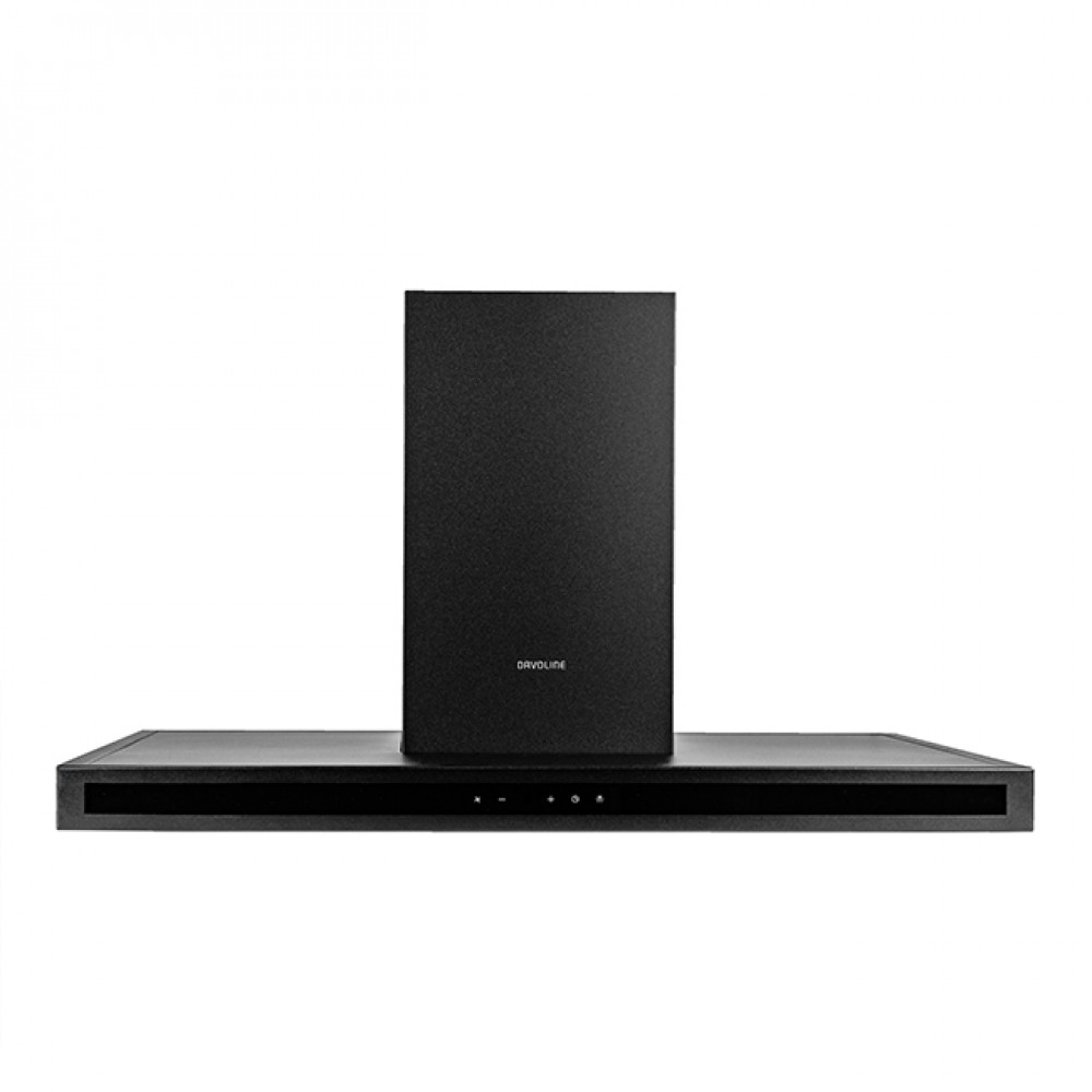 Davoline Regal Απορροφητήρας Νησίδα 90cm Μαύρος Regal