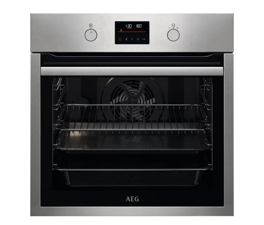 AEG Εντοιχιζόμενος Φούρνος Ανω Πάγκου BPS351161M 72Lt I
