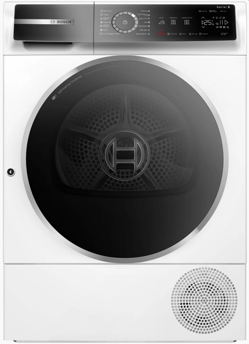 Bosch WQB245A0BY Στεγνωτήριο 9kg με Αντλία Θερμότητας, 