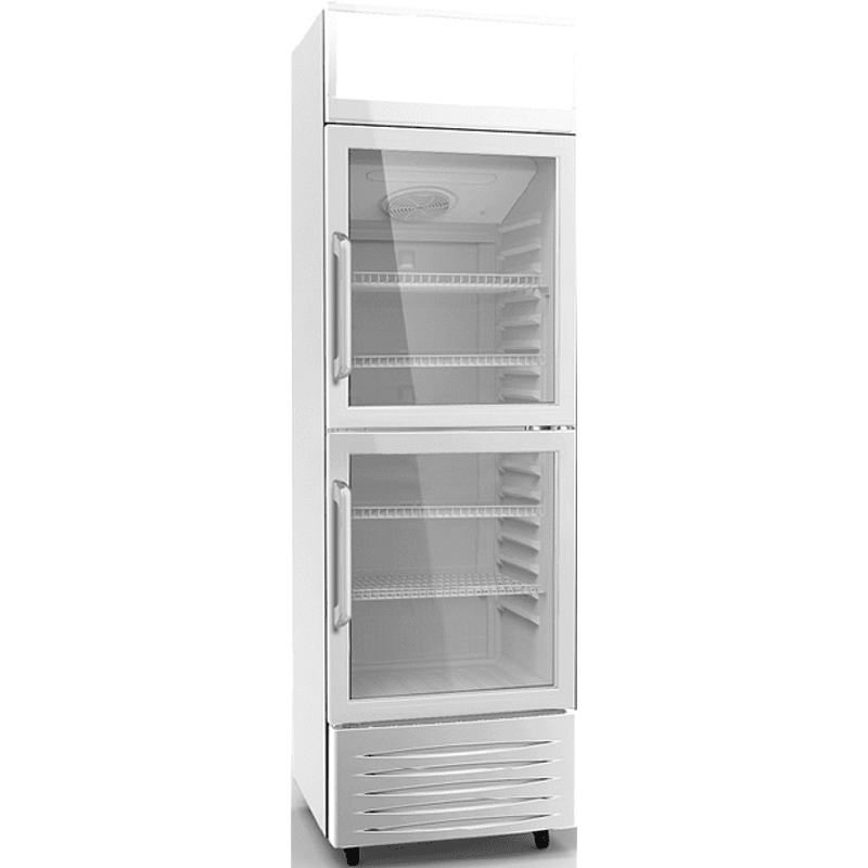 Crown SC340.2 Ψυγείο Βιτρίνα Διπλό Υ197.2xΠ58xΒ60cm 325