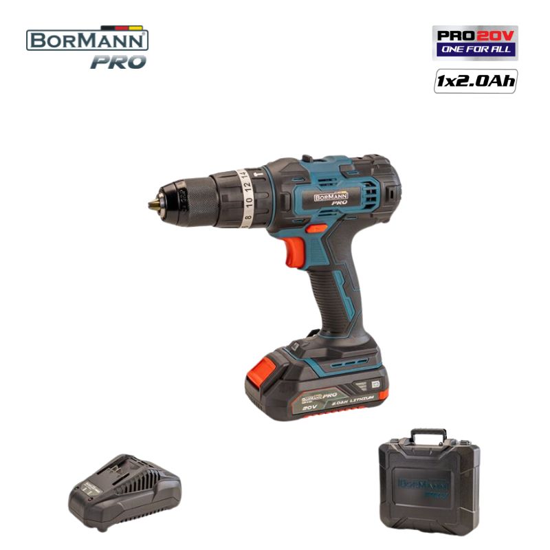 BORMANN Pro BBP3050 Κρουστικό Δραπανοκατσάβιδο Μπαταρίας 20V,Li-Ion 078616