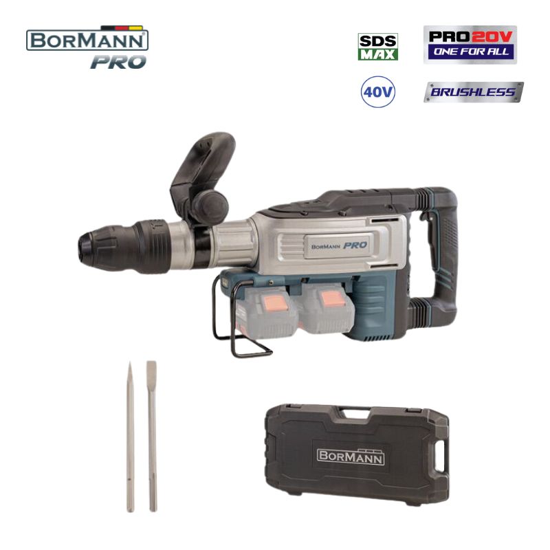 BORMANN Pro BBP5320 Κατεδαφιστικό Πιστολέτο Μπαταρίας SDS-Max Brushless 40V, SOLO 073864