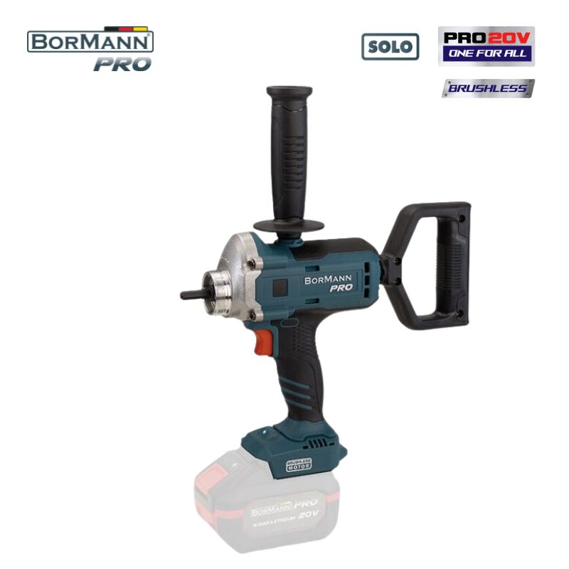 BORMANN Pro BBP5340 Δονητής Μπετού Μπαταρίας 20V,2 Ταχύτητες,25Nm-SOLO (Χωρίς Μαρκούτσι) 073888
