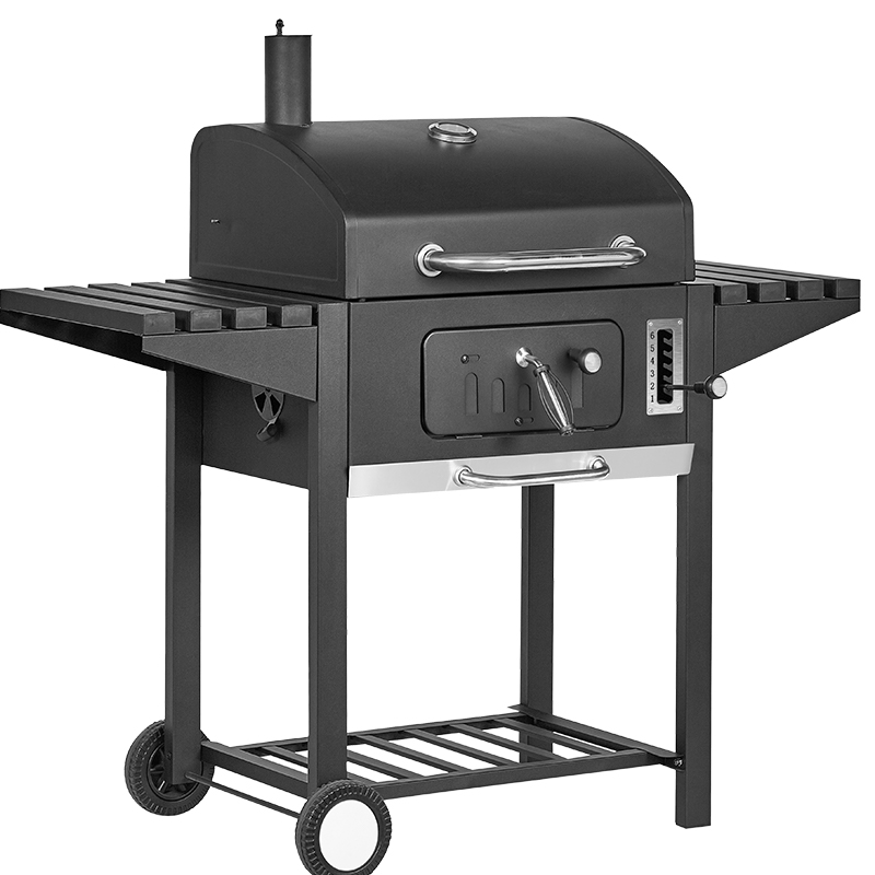 Bormann Elite BBQ1940 Ψησταριά Κάρβουνου-Καπνιστήρι 60x45,με Θερμόμετρο, Ρυθμιζόμενη Βάση 6 Θέσεων 072669