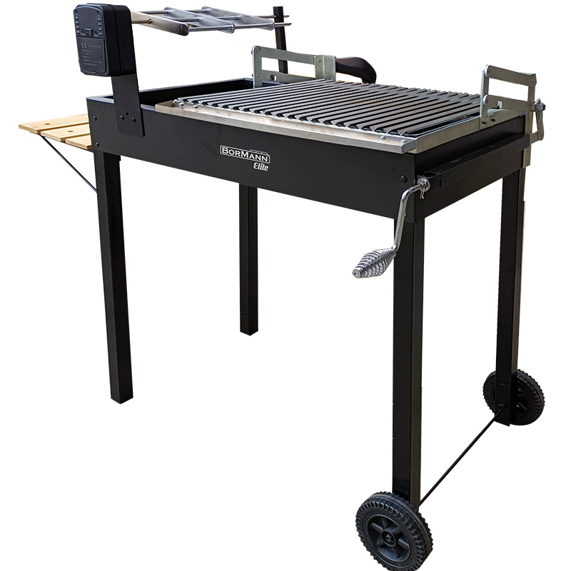 BORMANN Elite BBQ1980 Ψησταριά Ρυθμιζόμενη με Σούβλα Αντικριστού 55x41cm 080008