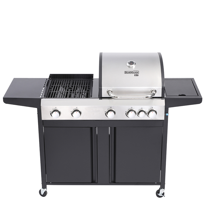 BORMANN Elite BBQ5060 Ψησταριά Υγραερίου 3 σε 1 Combo Grill 080466