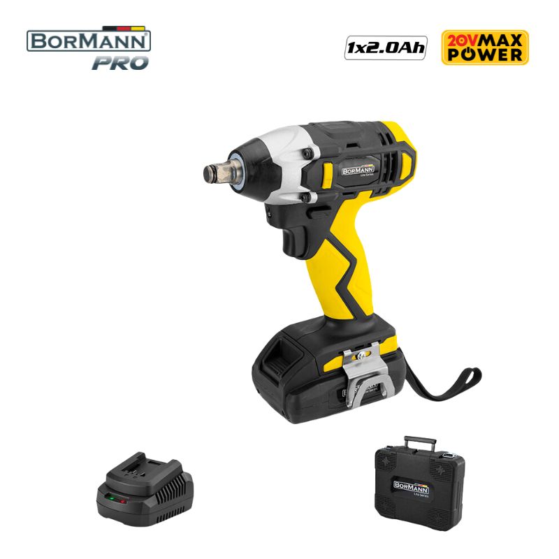 BORMANN BCD2620 Μπουλονόκλειδο 20V,Li-Ion,350Nm,1X2Ah,Βαλίτσα 050940