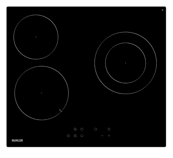 Elektrostore24 Ηλεκτρικές Συσκευές - ΣΗΜΑΝΤΙΚΟ: Σε περίπτωση διαφοράς τιμής από το κατάστημα ισχύει παντα και μόνο η τιμή του καταστήματος Muhler CHP32 Κεραμικές Εστίες Αυτόνομες με Λειτουργία Κ
